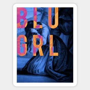 Blu Grl remix Sticker